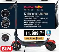 REDBULL RACİNG KİCKSCOOTER A6 PRO REDBULL RACİNG KİCKSCOOTER A6 PRO
